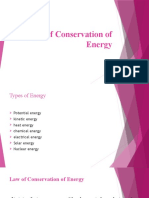 Law of Conservation of Energy