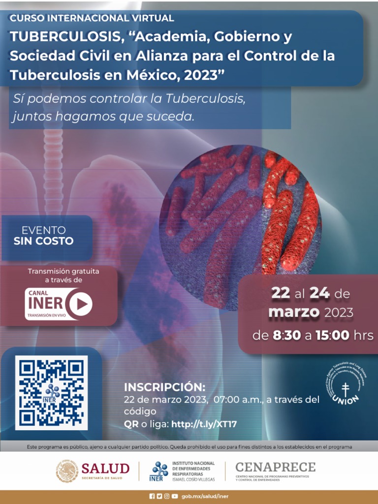 Curso Internacional sobre Tuberculosis 2023 | PDF | Tuberculosis | México