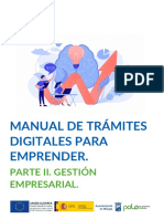 2tramites Digitales para Emprender. Parte Ii. Gestion Empresarial