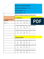 Rubrica Infografia