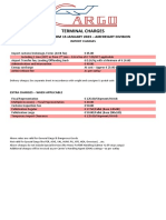 Cargo International Charges 2023