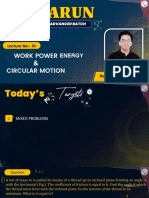 Work Power Energy & Circular Motion 01 - Class Notes