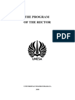 (Ok) THE PROGRAM OF THE RECTOR OF UNIVERSITAS NEGERI SURABAYA - Unlocked