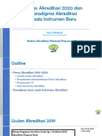 Proses Akreditasi 2020 Dan Paradigma Akreditasi Pada Instrumen Baru