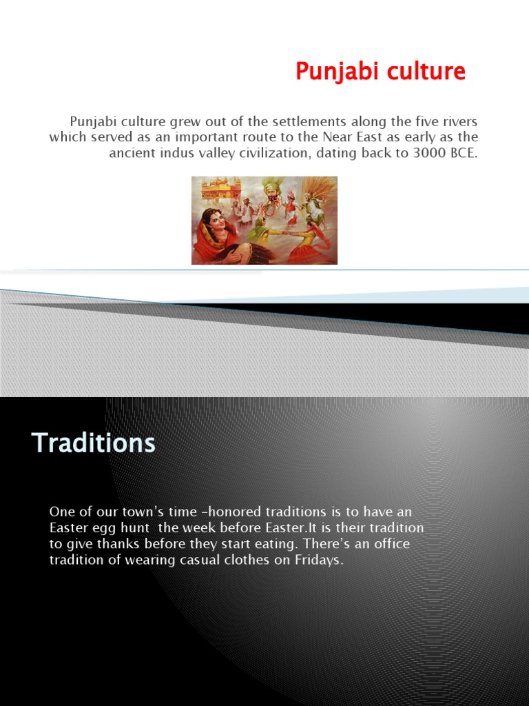 Punjabi Culture | PDF | Punjab | South Asia