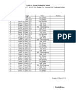 Jadwal Imam Tarawih