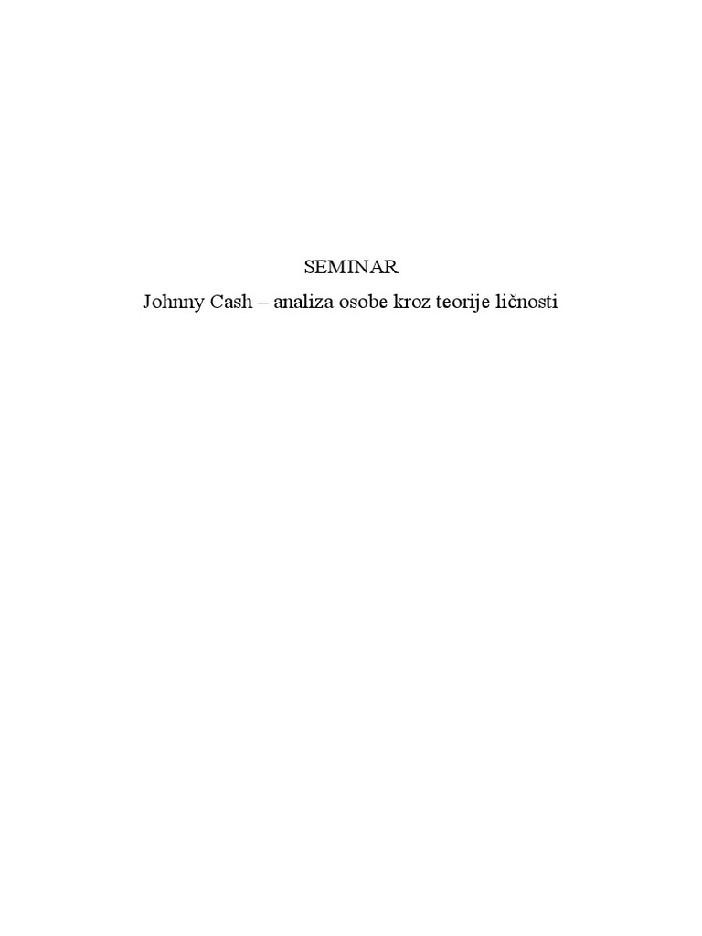 Johhny Cash | PDF
