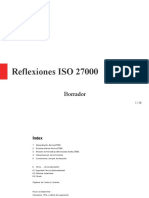Reflexiones ISO 27000: Borrador