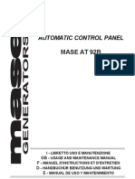 Mase at 92B: Automatic Control Panel