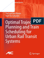 Optimal Trajectory Planning and Train Scheduling For Urban Rail Transit Systems by Yihui Wang, Bin Ning, Ton Van Den Boom, Bart de Schutter (Auth.)