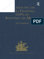 Events of the Philippine Islands, 1609 by Antonio de Morga