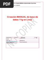 Download Oracle - Creacin Manual de una Base de datos 11g en Linux by locuto SN63485110 doc pdf