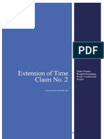 Extension of Time Claim For Adverse Weather Effects