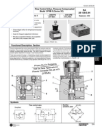 2-Way Flow Control Valve, Pressure Compensated Model 2 FRM 5 (Series 3X)