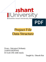 Data Structre Practical File by Satyajeet Mohanty