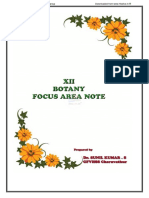 Hsslive-xii-BOTANY FOCUS AREA NOTE 2023-By-Sunil