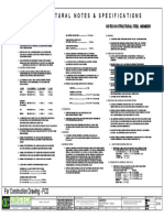 For Construction Drawing - FCD: General Structural Notes & Specifications