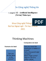 Nhập môn Công nghệ Thông tin: Chapter 12 - Artificial Intelligence (Trí tuệ Nhân tạo)