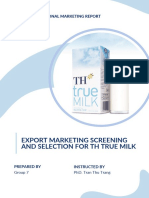 Group 7 - International Marketing Report