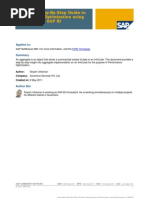 Illustrated Step-By-Step Guide To Performance Optimization Using Aggregates in SAP BI