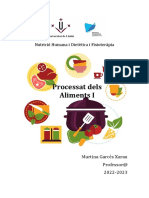 Processat Dels Aliments I: Nutrició Humana I Dietètica I Fisioteràpia