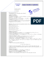 Logique, Ensembles Et Applications 16 Exercices Corrigés