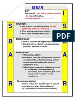 Isbar Form