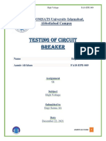 Testing of Circuit Breaker