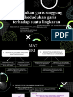 Menentukan Garis Singgung Dan Kedudukan Garis Terhadap Suatu Lingkaran