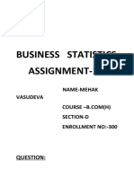 Business Statistics