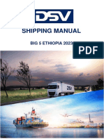 Shipping Manual: Big 5 Ethiopia 2023