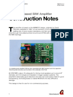 AEM6000 Based 50W Amp Construction Notes