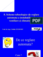 Scheme Tehnologice de Reglare Automata A Instalaţiilor de Ventilare Şi Climatizare