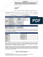 Datos de Postulación de La Persona Candidata: Ubigeo