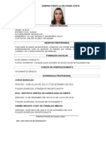 CV Sabrina Priscilla de Souza Costa
