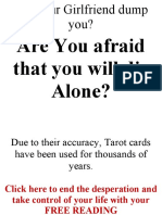 Are You Afraid That You Will Die Alone?