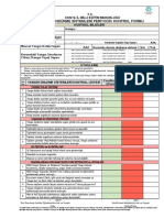 Yangin Syndyrme Systemlery Peryyodyk Kontrol Formu