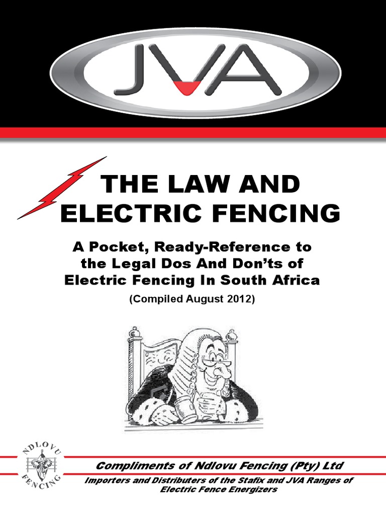 Electric Fence Legal Booklet PDF Insulator (Electricity) Wire