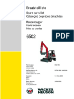 Ersatzteilliste: Spare Parts List Catalogue de Pièces Détachées