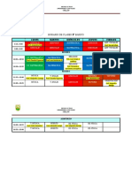 Horario 2° Básico