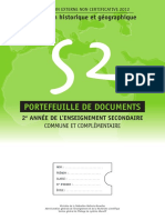 Portefeuille de Documents: Formation Historique Et Géographique