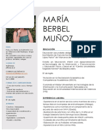María Berbel Muñoz: Educación