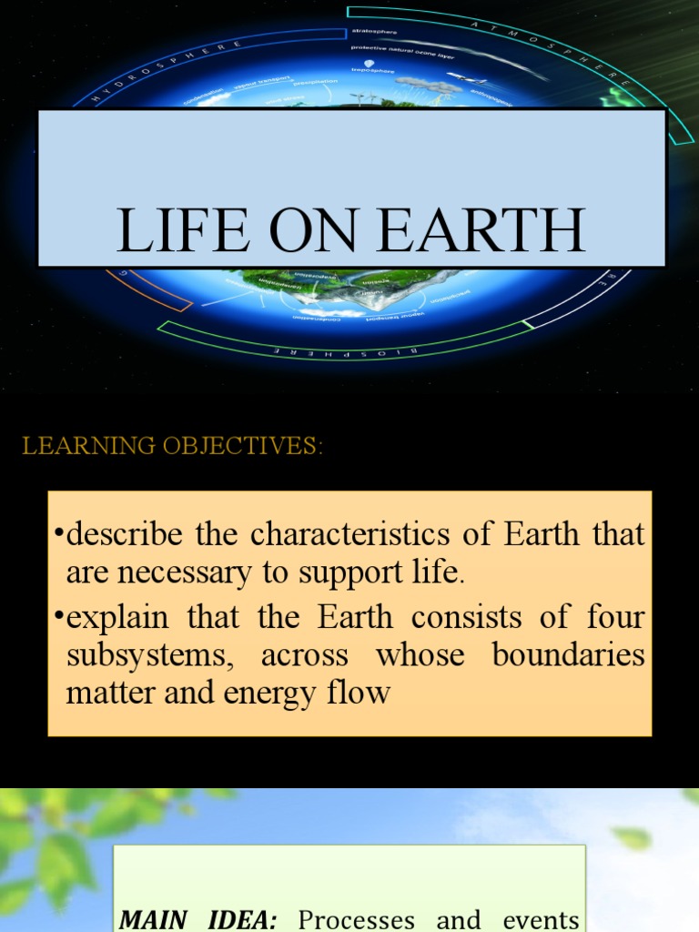 Earth's Unique Life-Sustaining Features | PDF | Atmosphere Of Earth ...