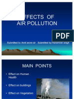 Effects of Air Pollution