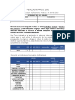 1° Evaluación Parcial (25%)