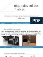 Cinématique Des Solides Indéformables: IPEIB 2020