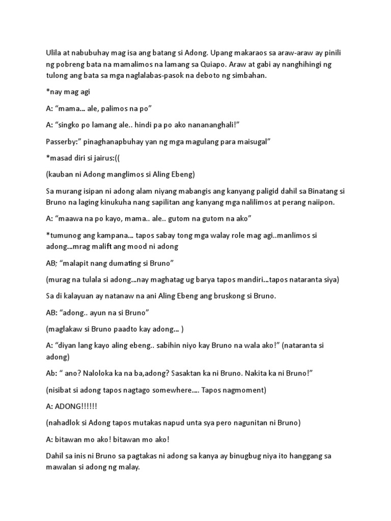 Roleplay Script | PDF