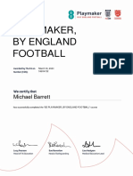 FA PLAYMAKER - Mike Barrett