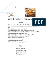 Fried Chicken Chicken