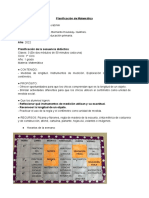 Planificación de Matemática para medir con centímetros